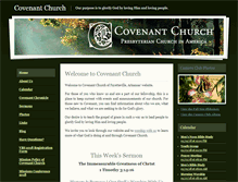 Tablet Screenshot of covenantchurchpca.org